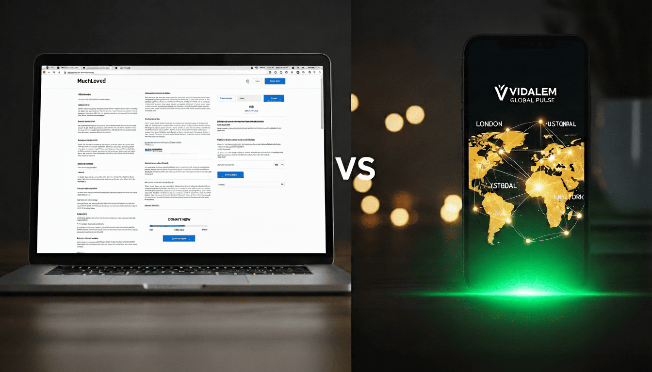 Comparação visual entre Vidalem e MuchLoved